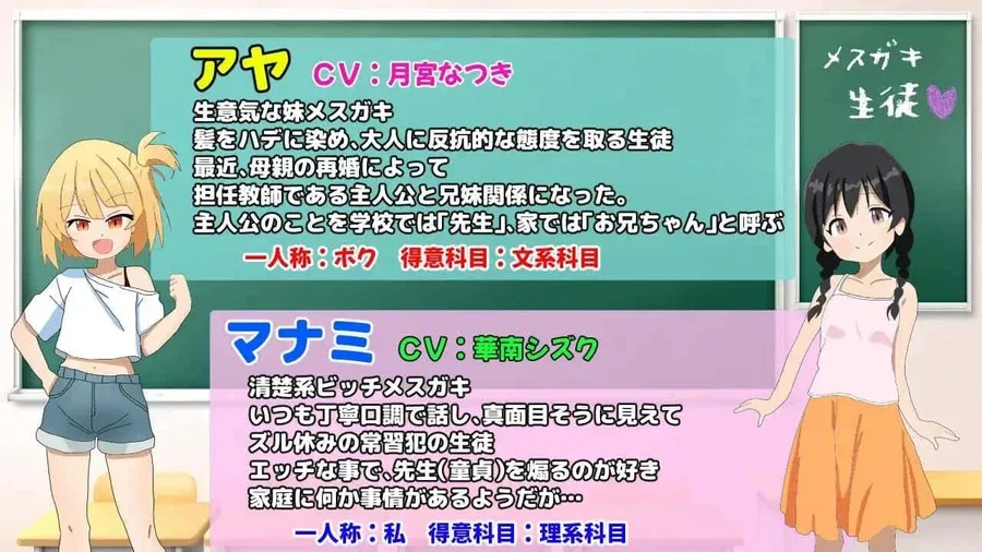 雌小鬼课堂 角色养成 展示图